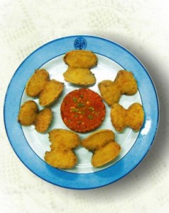Almejas rellenas de txangurro
