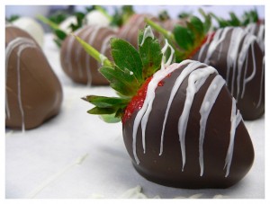 Fresas con chocolate